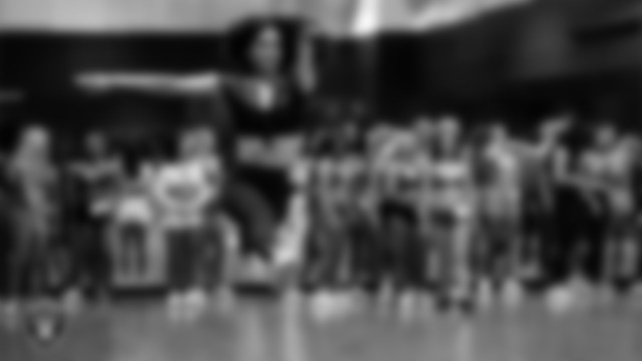 A dancer during a recruitment prep-clinic at The Studio.