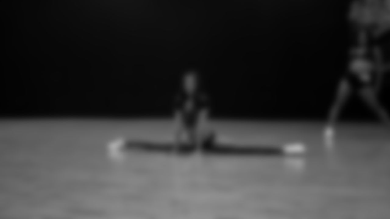 A dancer during a recruitment clinic at The Studio.