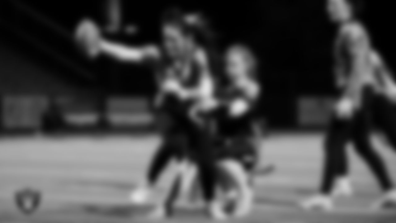 Coronado High School hosts Palo Verde High School during the Las Vegas Raiders' High School Flag Football Showcase game at Coronado High School.