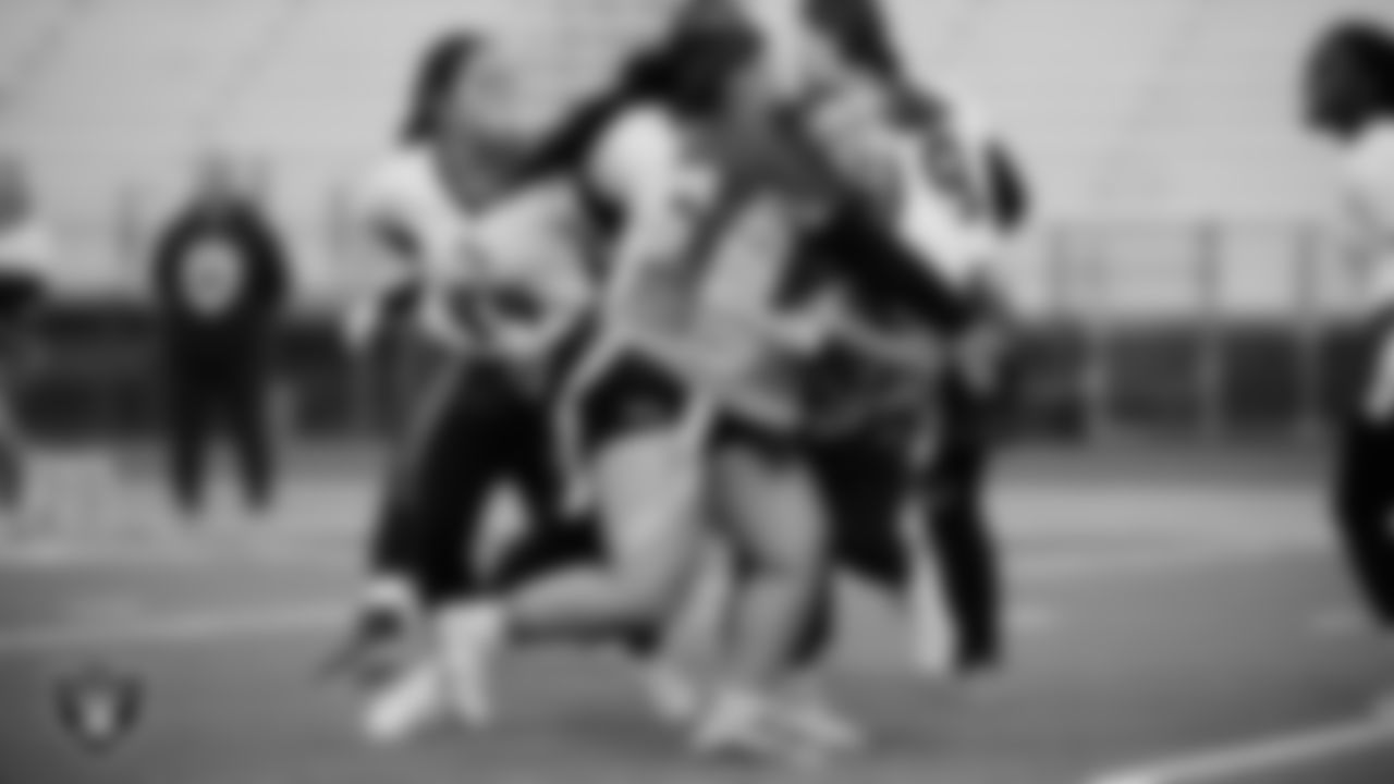 Sierra Vista High School hosts Pahrump Valley High School during the Las Vegas Raiders' High School Flag Football Showcase game at Sierra Vista High School.