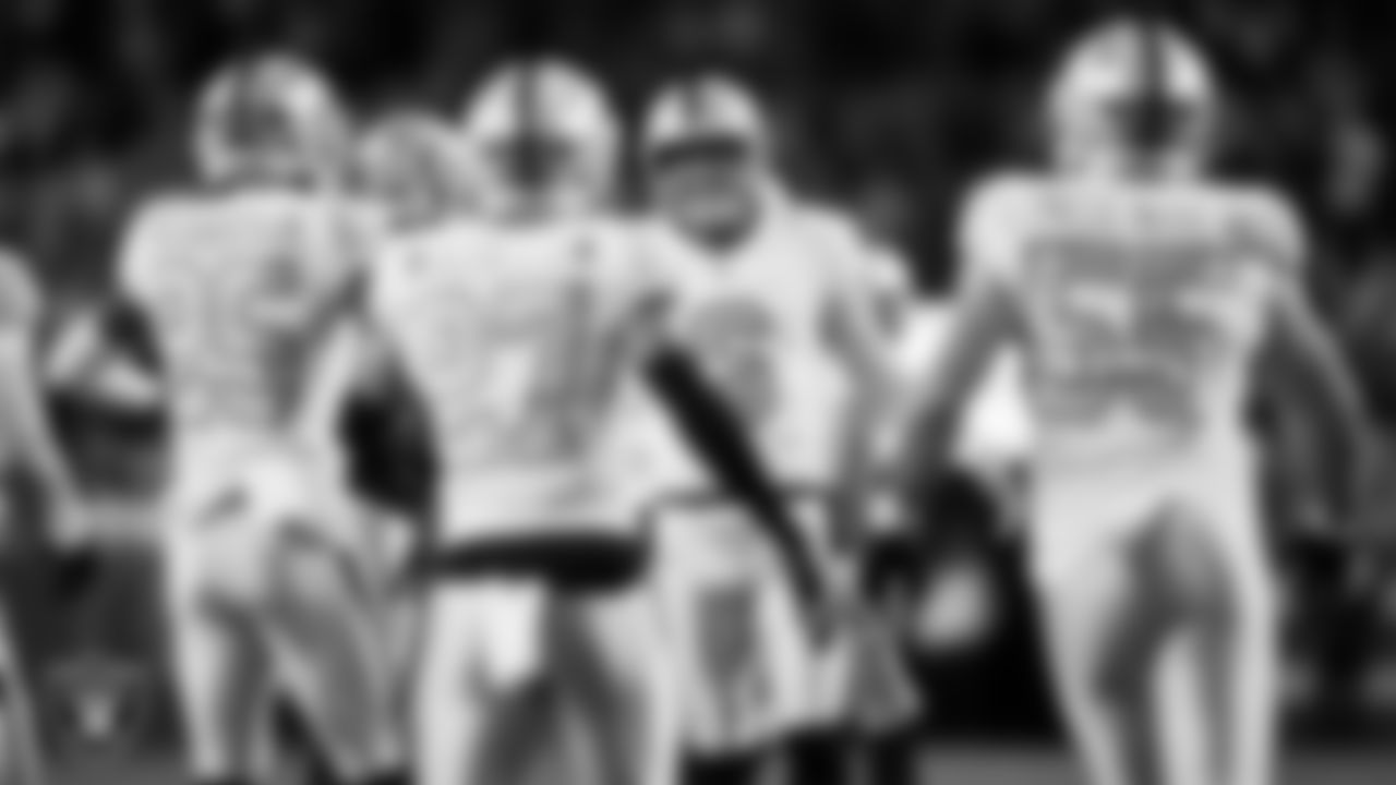 Las Vegas Raiders punter AJ Cole (6) after punting during the regular season away game against the Denver Broncos at Empower Field at Mile High.