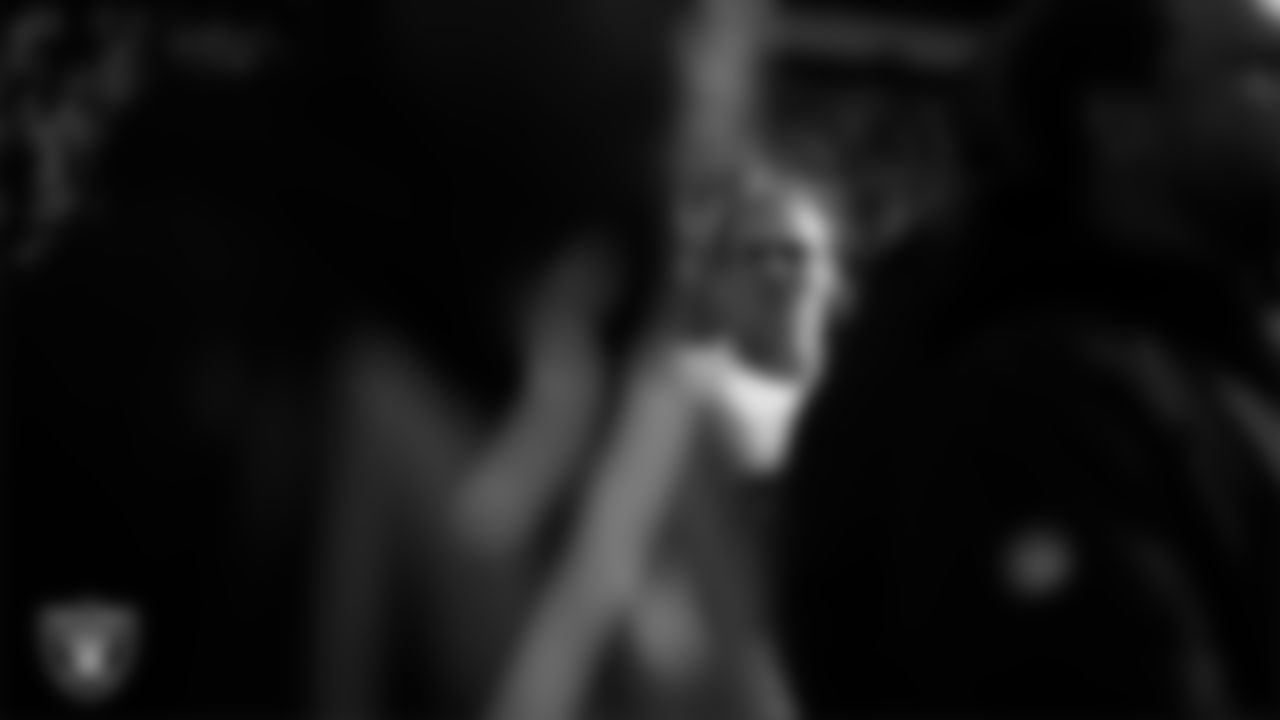 Las Vegas Raiders tight end Brock Bowers (89) during the national anthem before the regular season away game against the Philadelphia Eagles at Lincoln Financial Field.