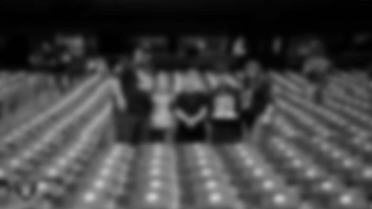 Fans before the Las Vegas Raiders' regular season away game against the Houston Texans at NRG Stadium.