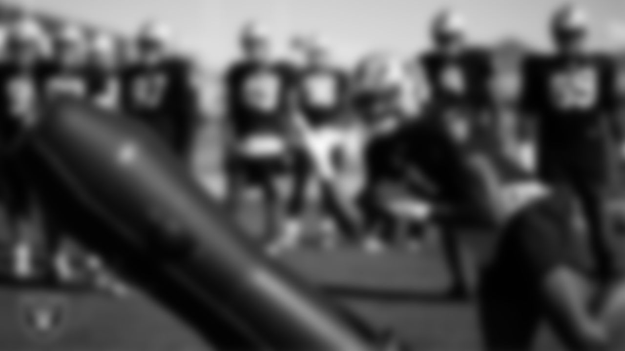 Las Vegas Raiders defensive end Malcolm Koonce (51) during practice at Intermountain Health Performance Center.