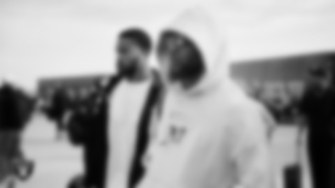 Las Vegas Raiders cornerback Eric Stokes (22) departs for the regular season away game against the Denver Broncos.