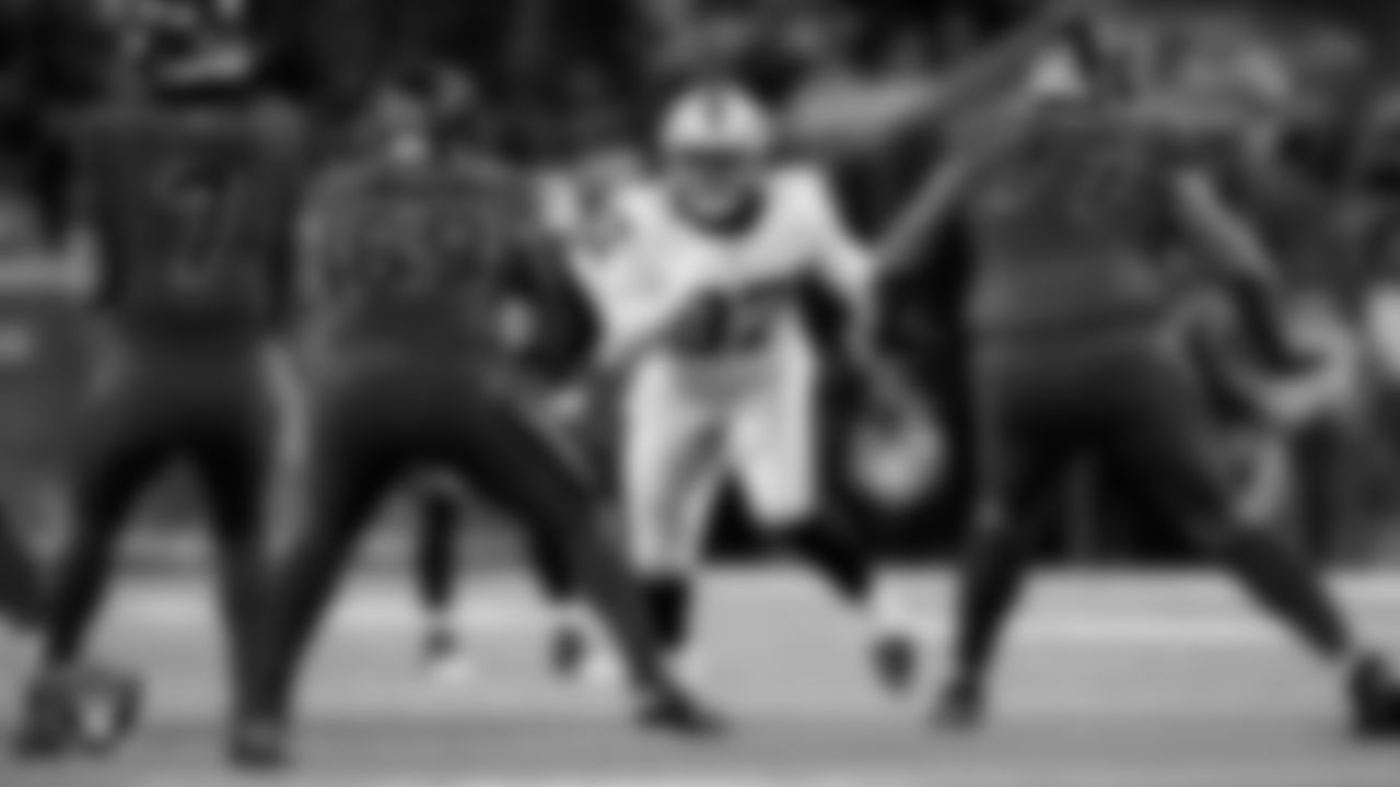 Las Vegas Raiders defensive tackle Tonka Hemingway (97) during the regular season away game against the Houston Texans at NRG Stadium.