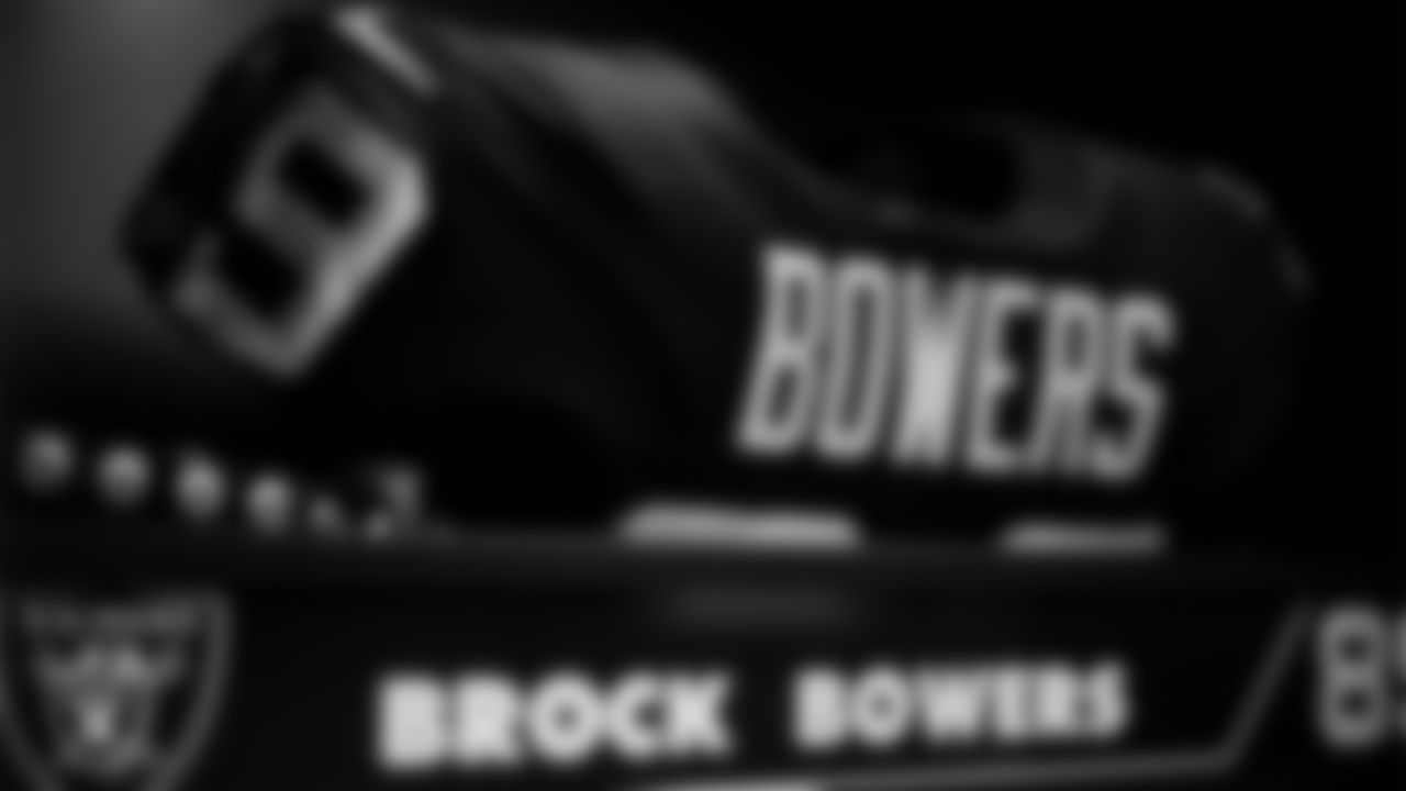 The locker room prior to the Las Vegas Raiders' arrival for their regular season home game against the Denver Broncos at Allegiant Stadium.