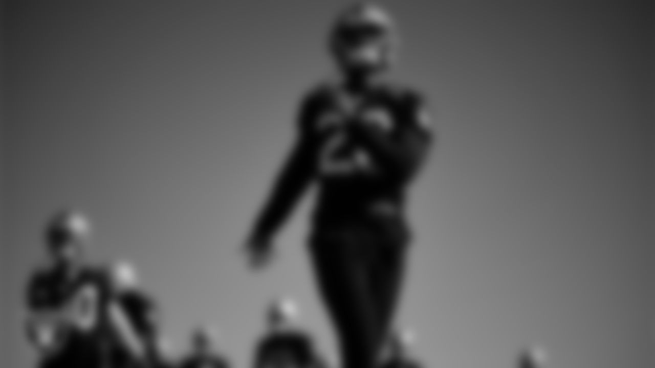 Las Vegas Raiders cornerback Sam Webb (26) during practice at Intermountain Health Performance Center.
