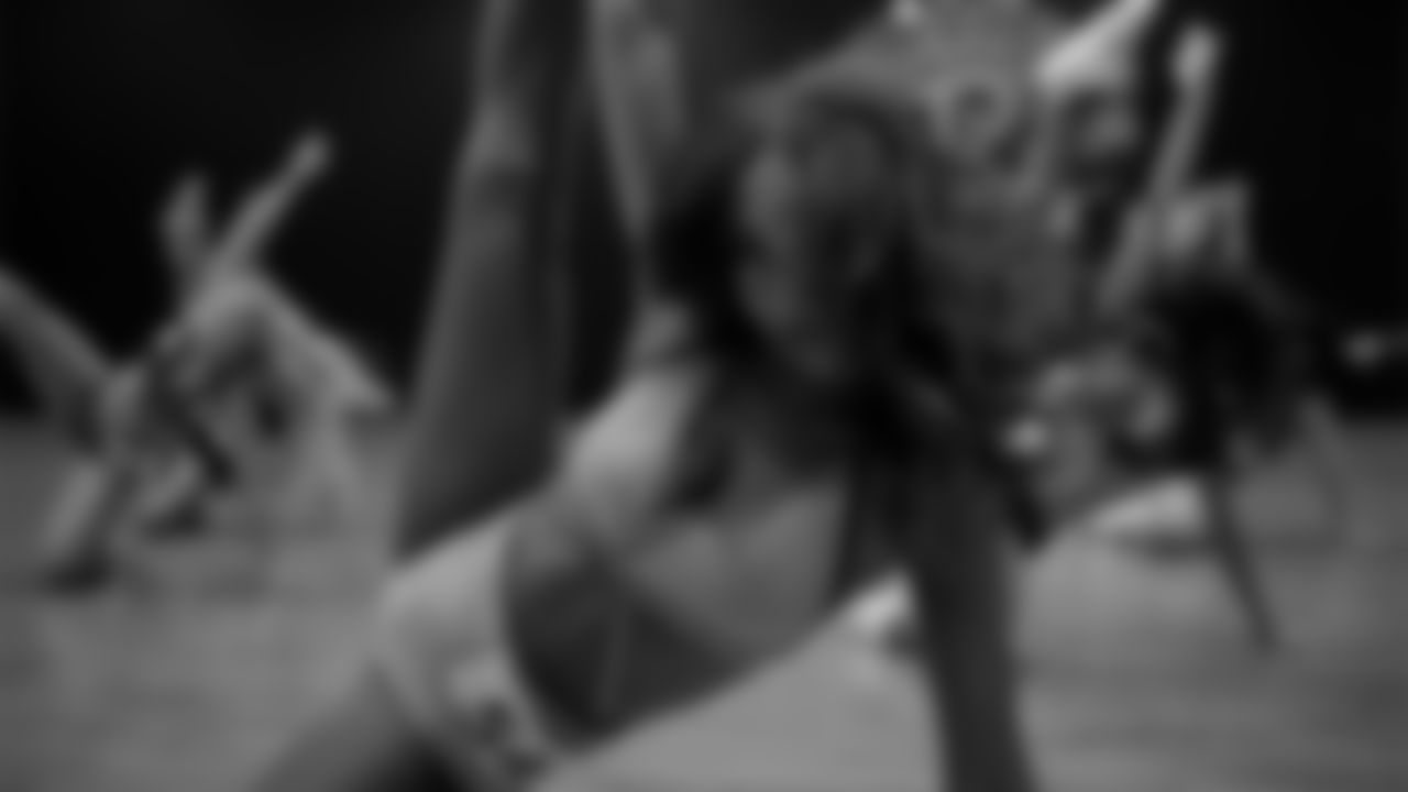 A dancer during a recruitment clinic at The Studio.