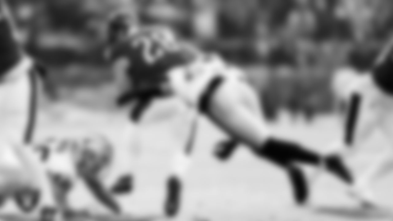 Las Vegas Raiders safety Tristin McCollum (27) during the regular season away game against the Philadelphia Eagles at Lincoln Financial Field.