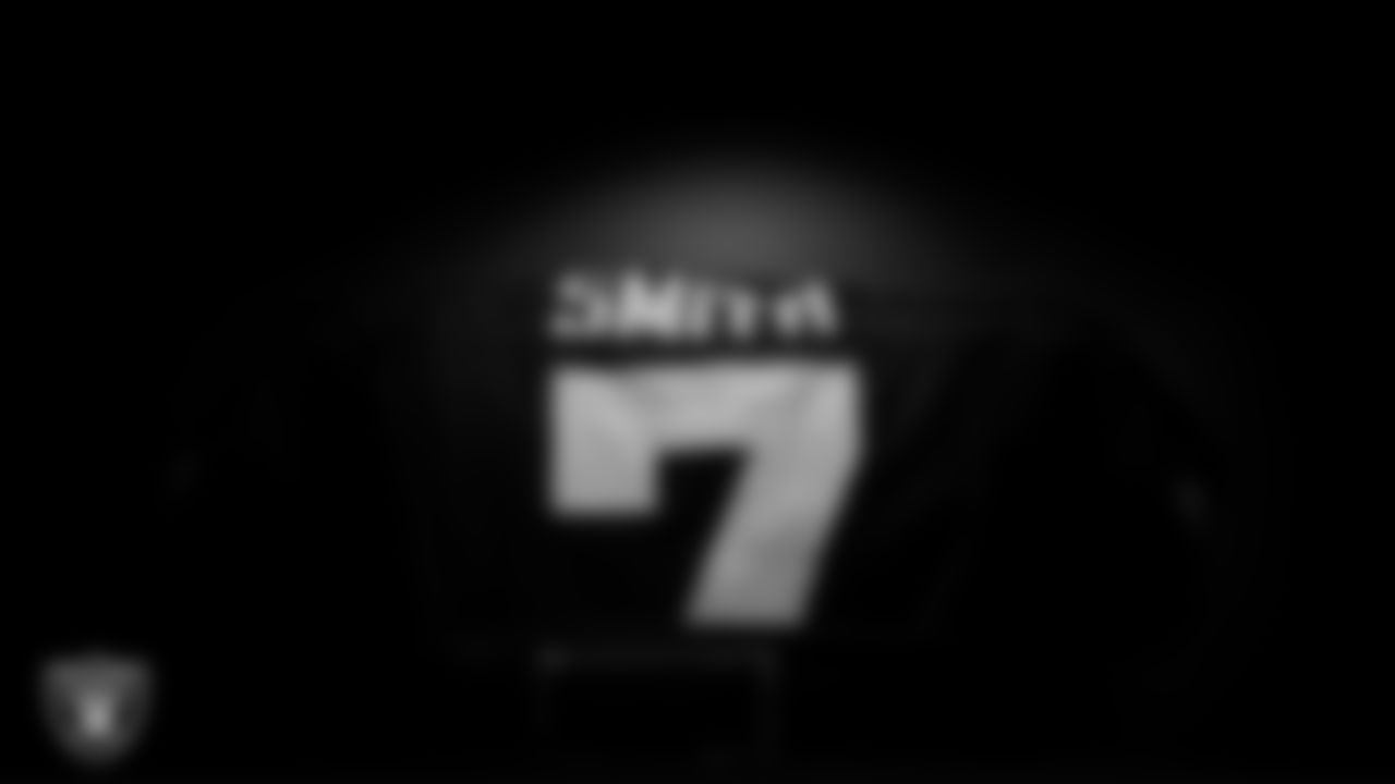 The locker room prior to the Las Vegas Raiders' arrival for their regular season home game against the Denver Broncos at Allegiant Stadium.