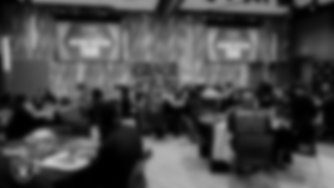 Attendees enjoy a meal during the Historic Westside Tour at the West Las Vegas Library.