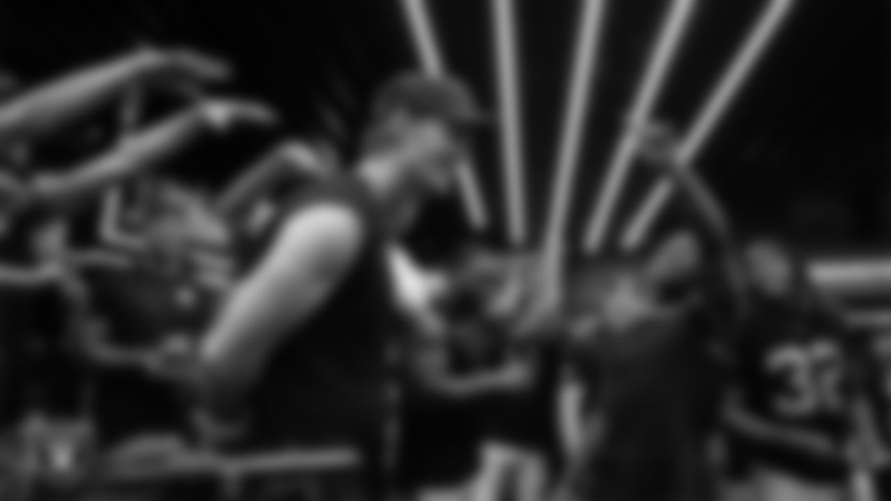 Las Vegas Raiders kicker Daniel Carlson (8) in the locker room after the regular season home game against the Kansas City Chiefs at Allegiant Stadium.