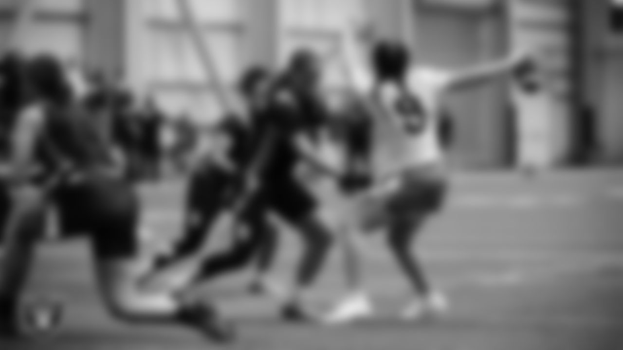 Nevada State University and La Sierra University face off in the inaugural women's flag football game at Intermountain Health Performance Center.