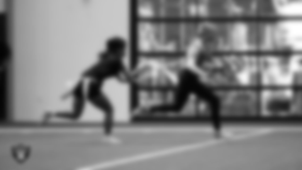 Athletes compete in 7-on-7 games during a Nike 11-On event at Intermountain Health Performance Center.