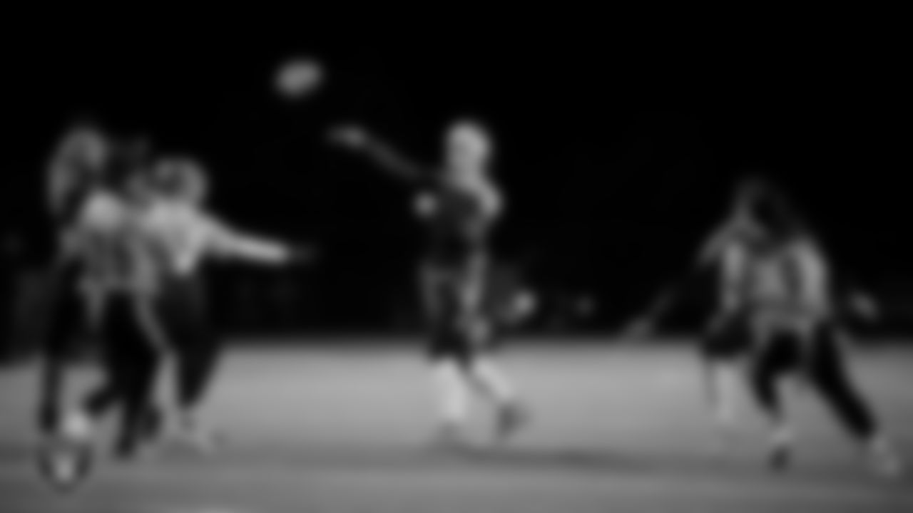 Coronado High School hosts Palo Verde High School during the Las Vegas Raiders' High School Flag Football Showcase game at Coronado High School.