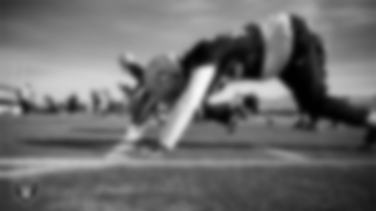 Las Vegas Raiders cornerback Eric Stokes (22) during practice at Intermountain Health Performance Center.