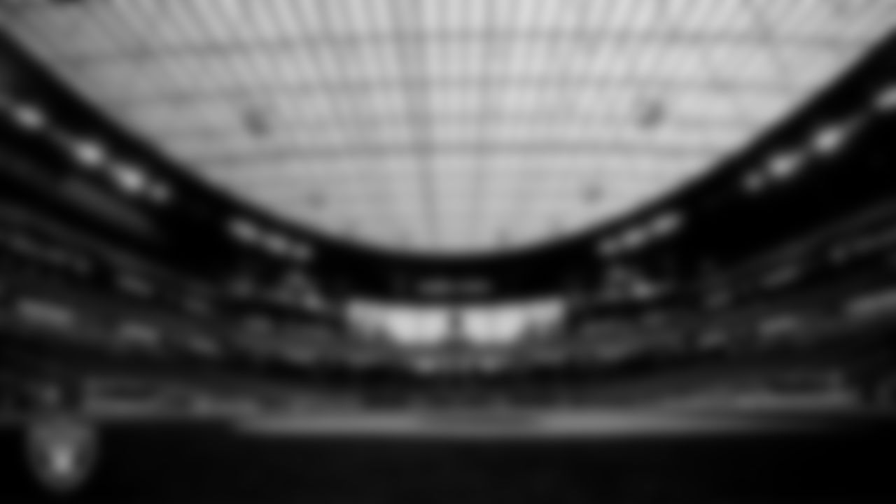 A view of Allegiant Stadium before the Las Vegas Raiders' regular season home game against the Denver Broncos.