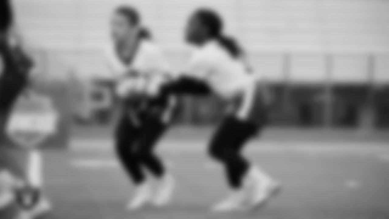 Sierra Vista High School hosts Pahrump Valley High School during the Las Vegas Raiders' High School Flag Football Showcase game at Sierra Vista High School.