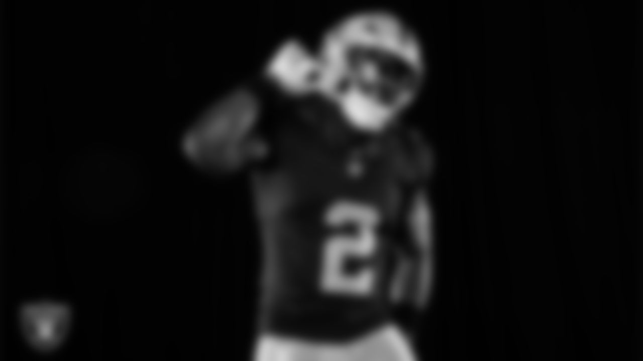 Las Vegas Raiders running back Ashton Jeanty (2) poses for a photo at the 2025 Raiders Media Day.