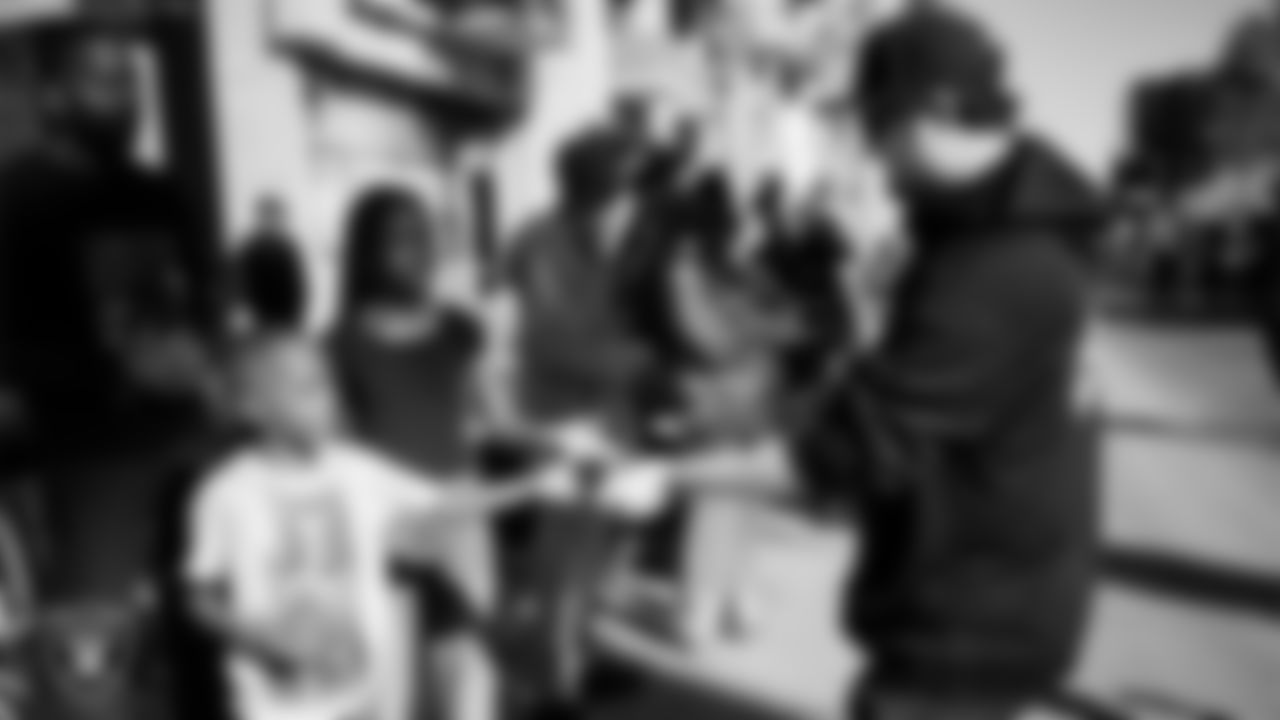 Las Vegas Raiders senior videographer/editor Sam Freed during the Martin Luther King Jr. Day Parade in Downtown Las Vegas.