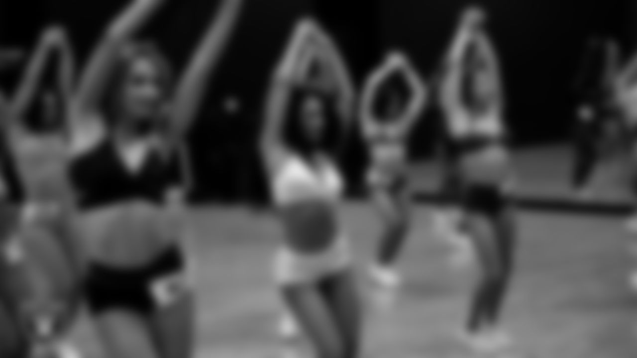 A dancer during a recruitment clinic at The Studio.