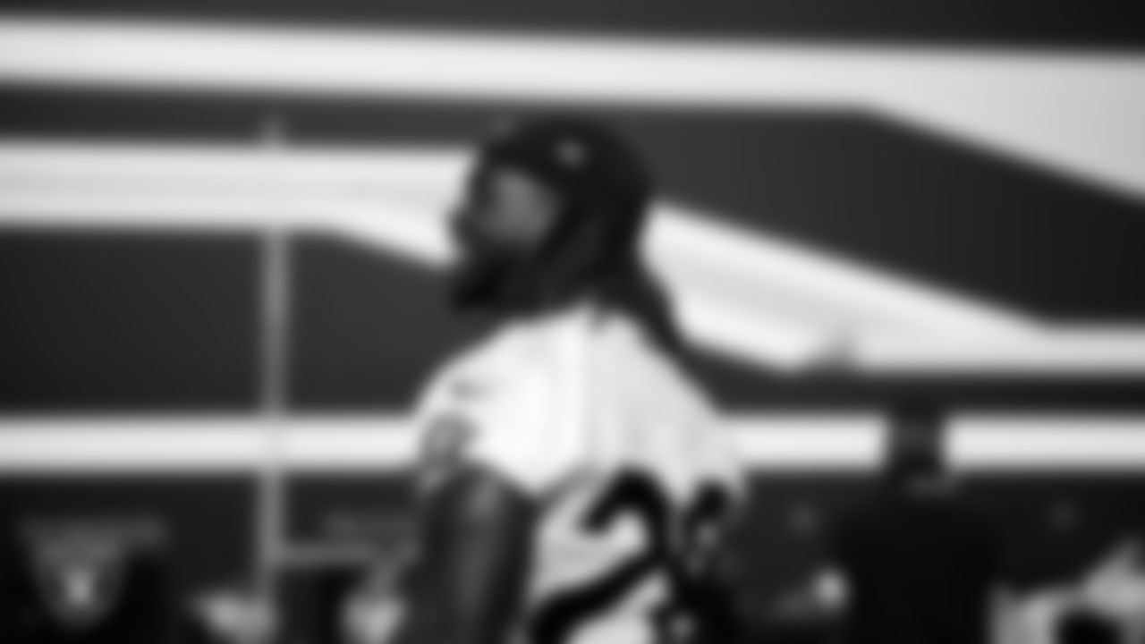 Las Vegas Raiders running back Ashton Jeanty (2) during practice at Intermountain Health Performance Center.