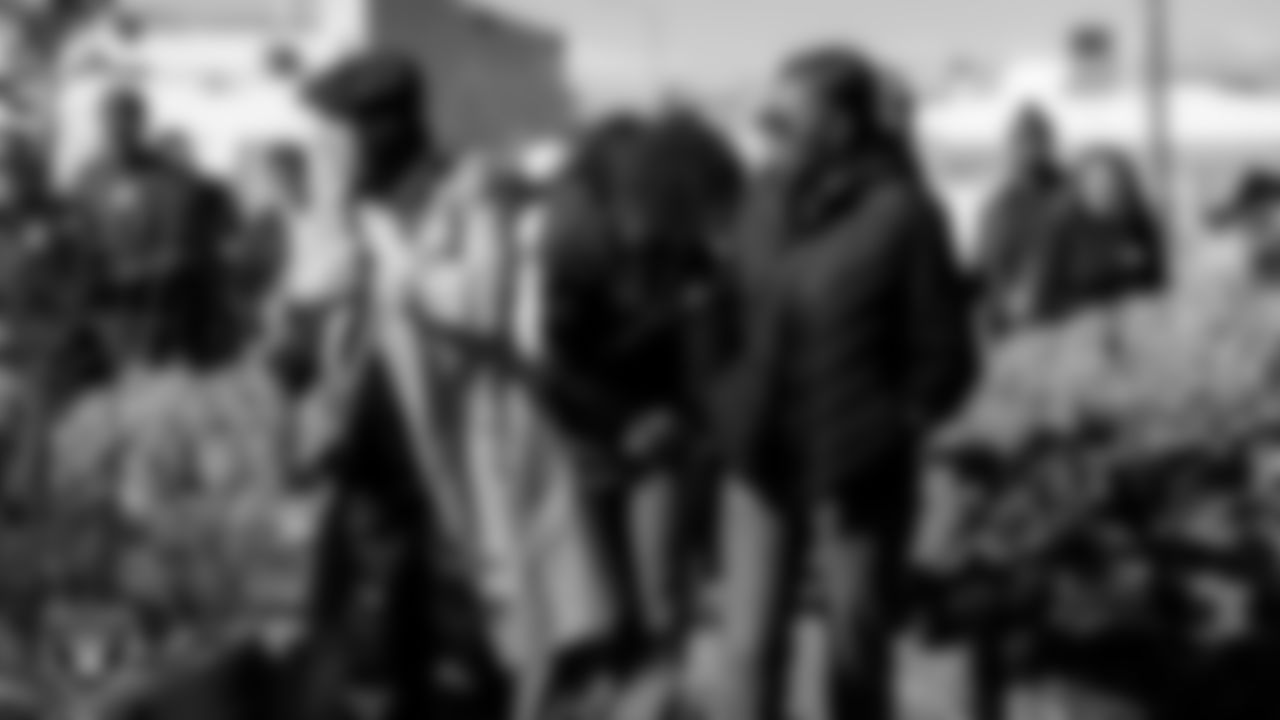 Attendees tour the Obodo Community Gardens during the Historic Westside Tour.