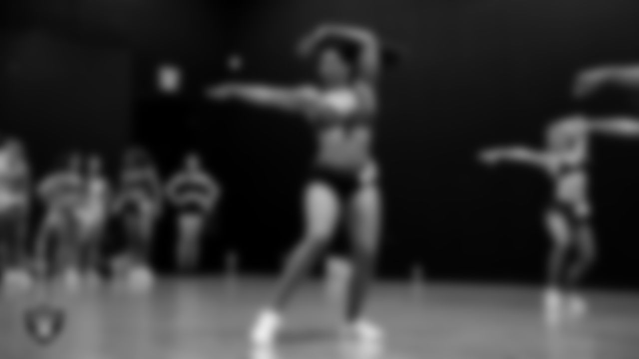 A dancer during a recruitment clinic at The Studio.