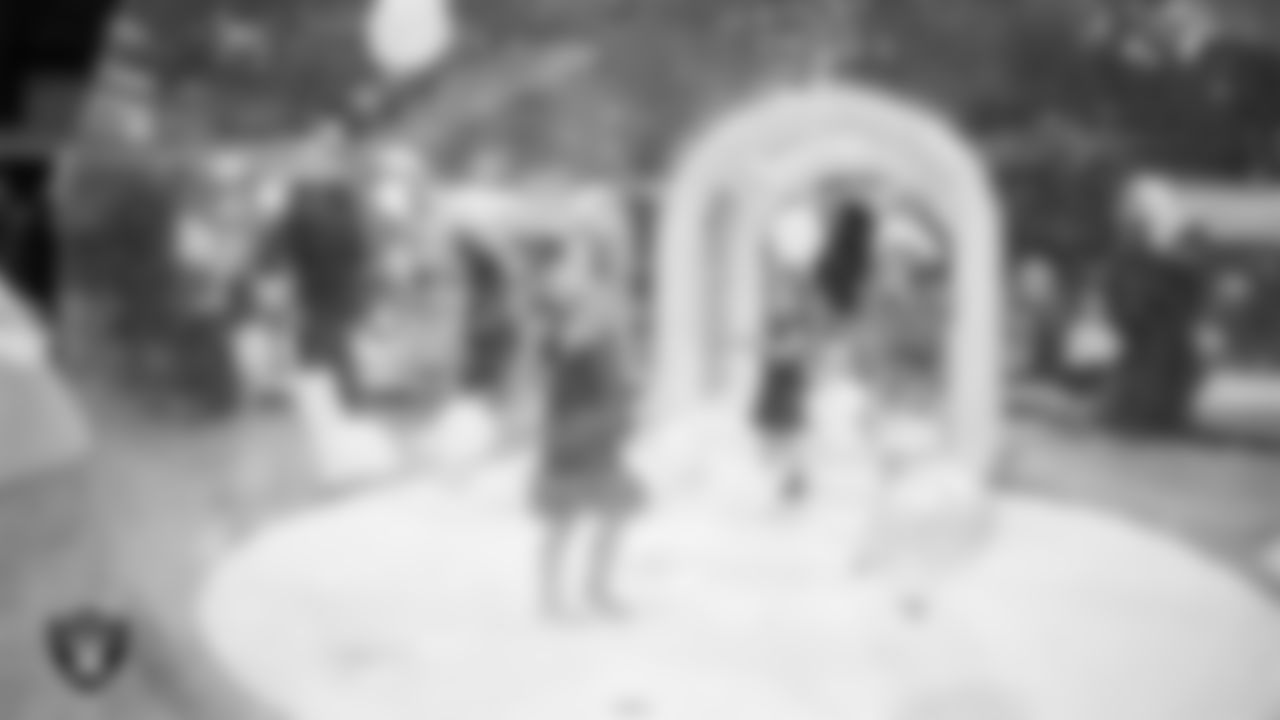 Junior Raiderettes enjoy activities during the Junior Raiderettes Banquet at The Studio.