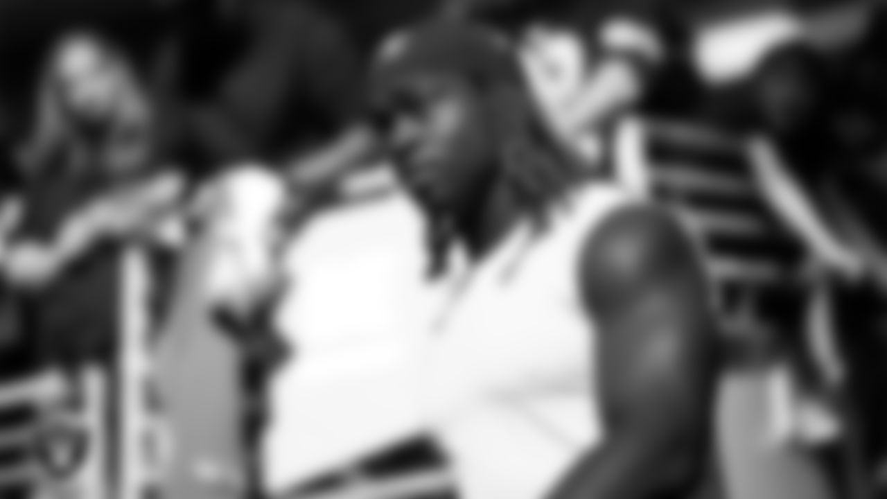 Las Vegas Raiders running back Ashton Jeanty (2) walks down the tunnel before the preseason away game against the Seattle Seahawks at Lumen Field.