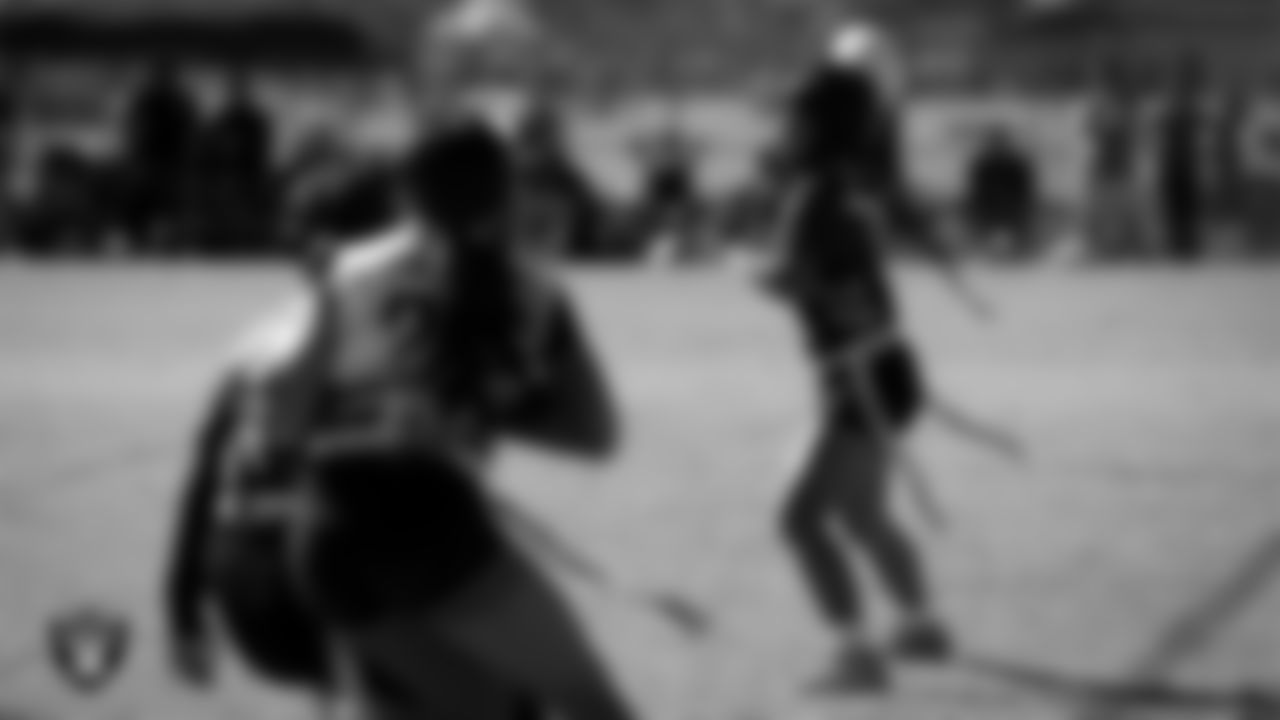 Athletes compete in the 2025 NFL FLAG Regional Tournament at Heritage Park for a chance to represent the Las Vegas Raiders at the 2026 NFL FLAG Championships.