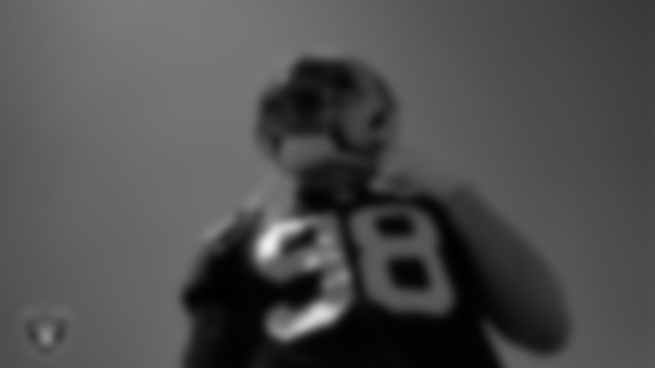 Las Vegas Raiders defensive end Maxx Crosby (98) at an Organized Team Activity (OTA) at Intermountain Health Performance Center.