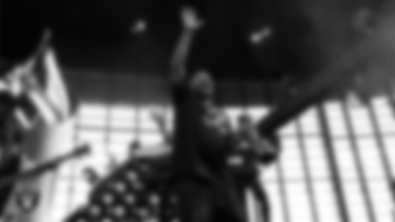 Kool & the Gang performs during halftime at the Las Vegas Raiders' regular season home game against the Jacksonville Jaguars at Allegiant Stadium.