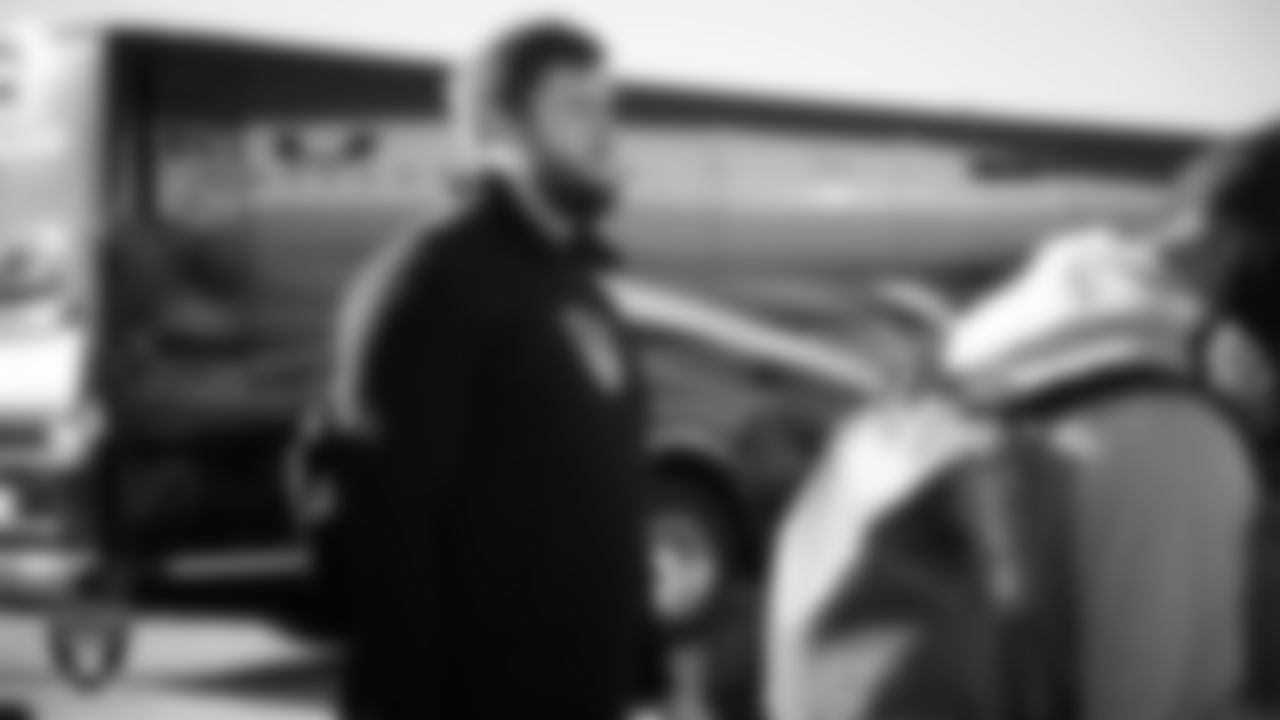 Las Vegas Raiders tackle Kolton Miller (74) departs for the regular season away game against the Philadelphia Eagles.