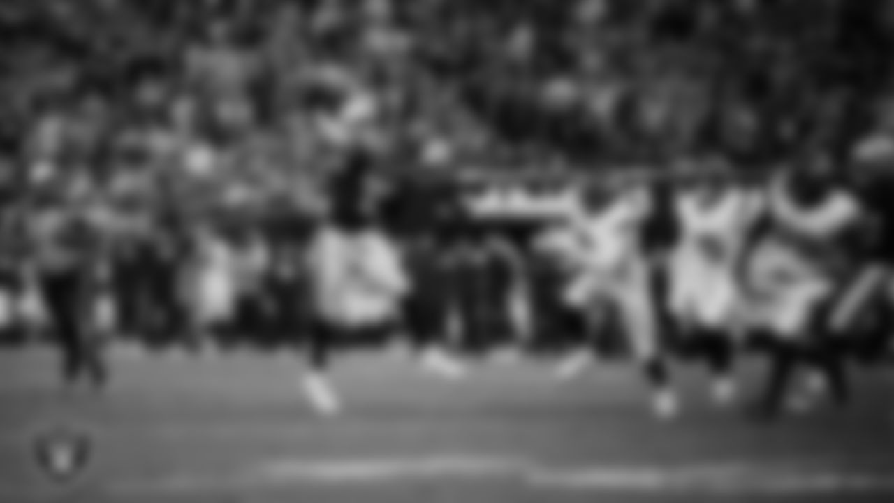 Las Vegas Raiders quarterback Kenny Pickett (15) passes during the regular season home game against the Denver Broncos at Allegiant Stadium.