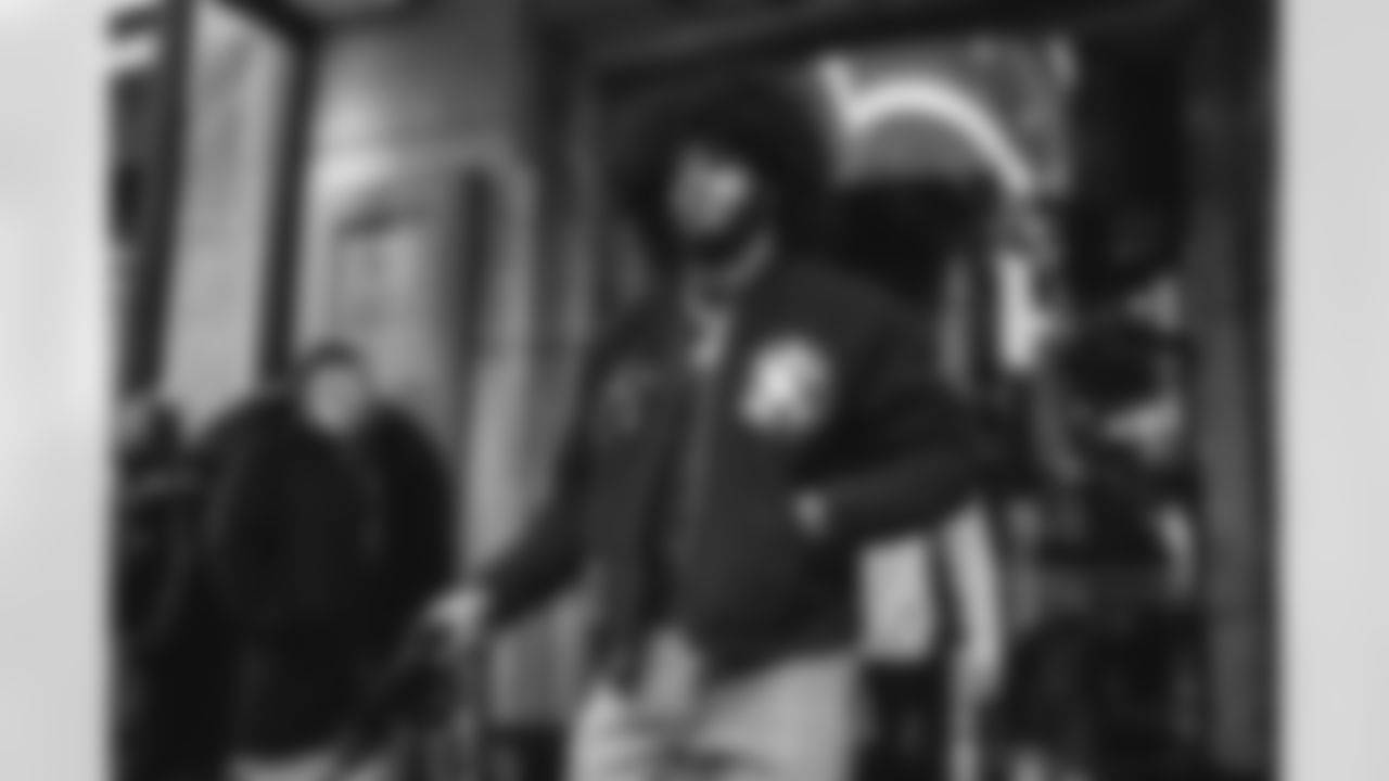 94 DE Desjuan Johnson travels to Soldier Field for divisional playoff game vs. Bears