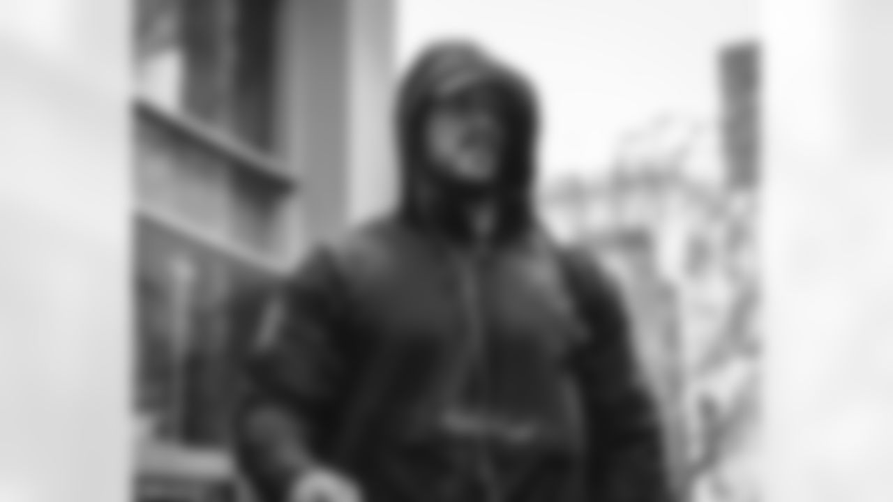 53 ILB Nate Landman travels to Bank of America Stadium for Wild Card matchup vs. Panthers