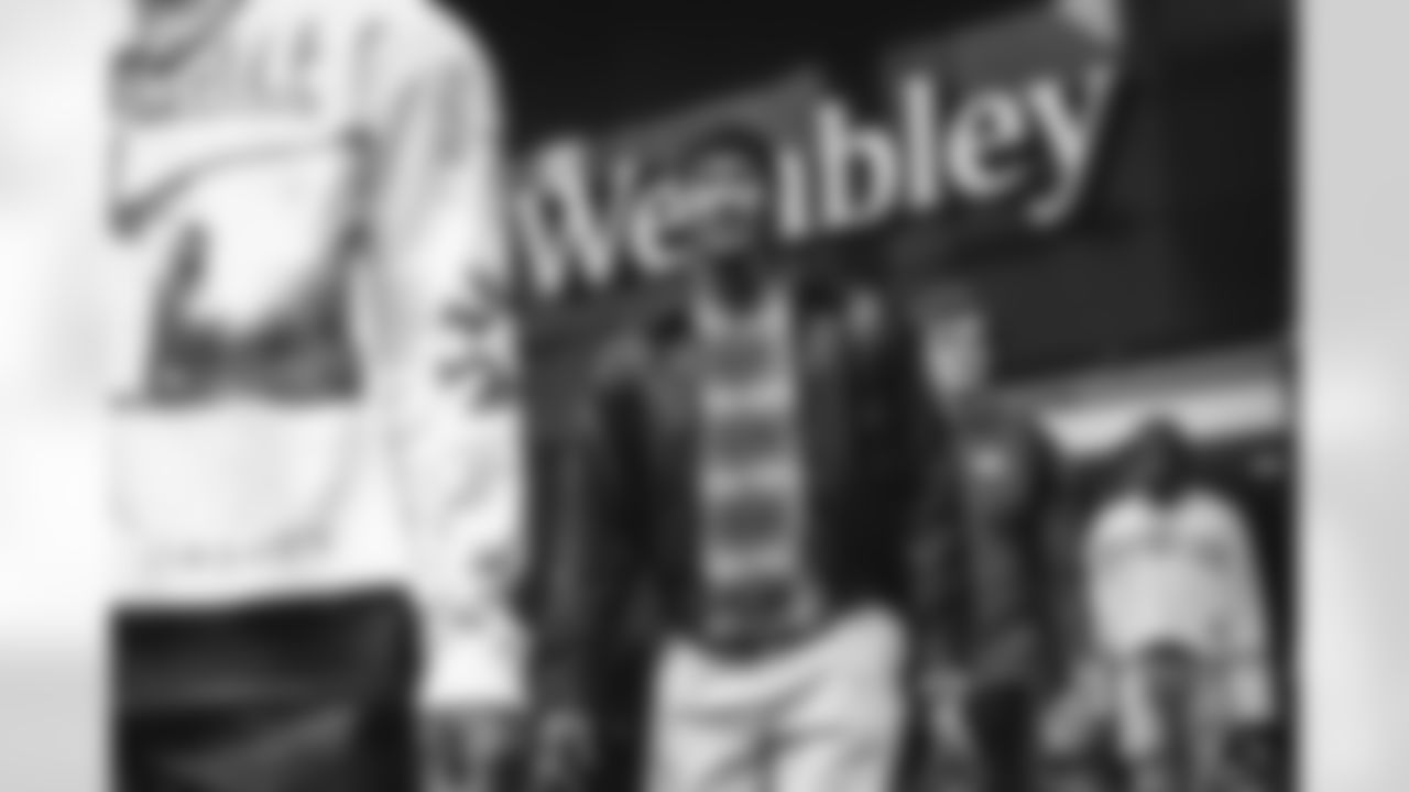 37 S Quentin Lake arrives at Wembley Stadium for today's Week 7 game against the Jaguars