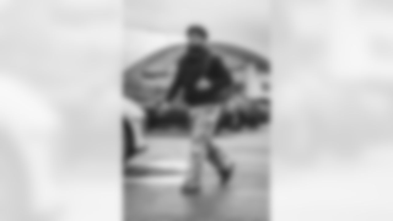 23 RB Kyren Williams arrives at SoFi Stadium for today's game vs. the Cardinals