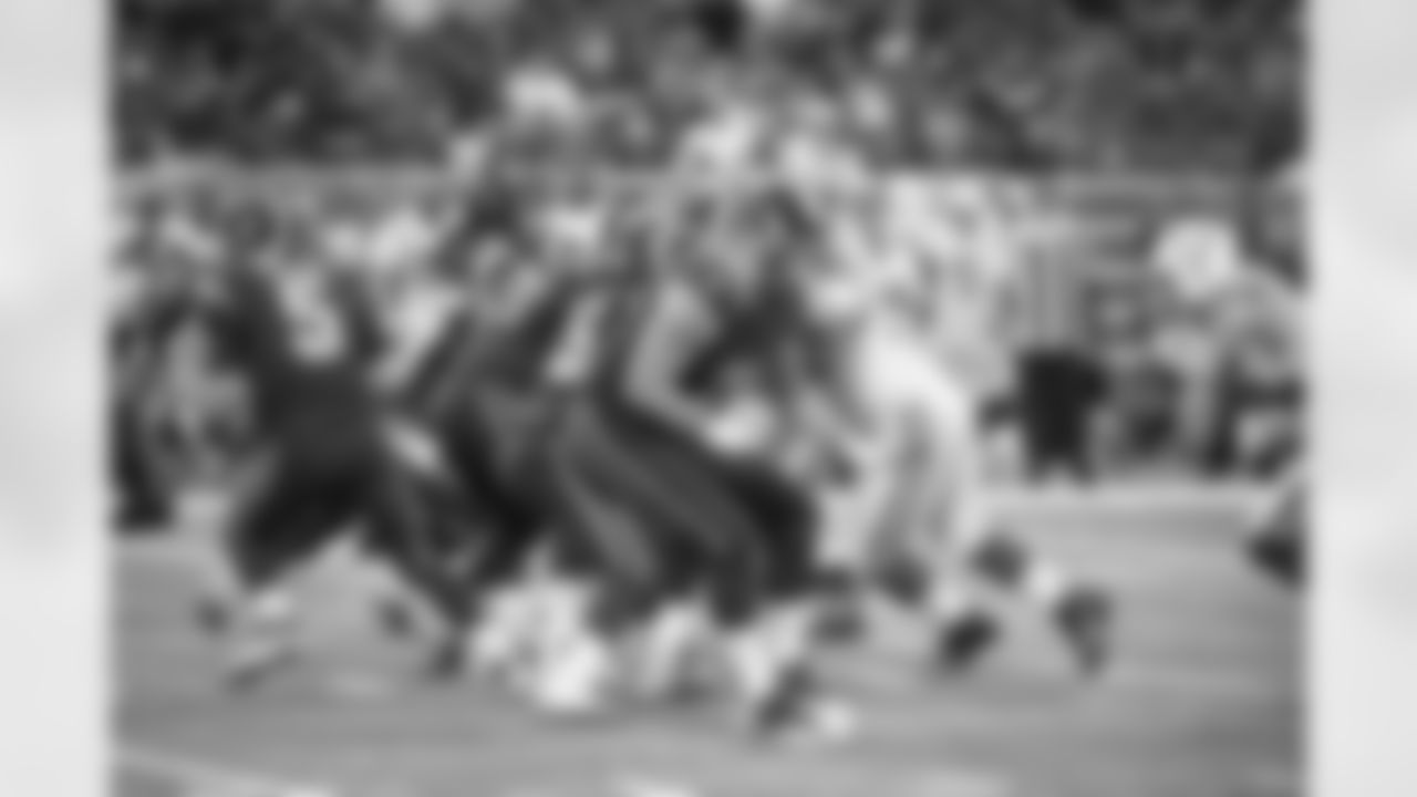 "St. Louis Rams offensive tackle Rob Havenstein during the game against the Indianapolis Colts. (Photo by Scott Rovak/St. Louis Rams)"