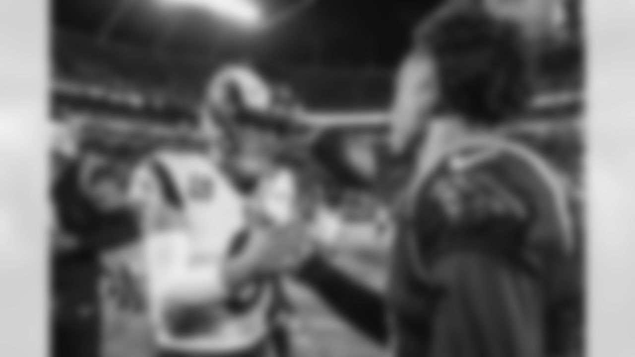 The Los Angeles Rams take on the Carolina Panthers in the wild card round of the 2025 NFL post season.