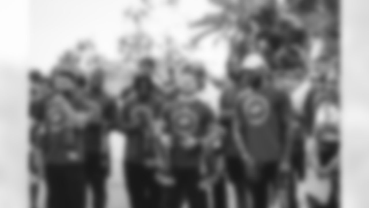Rams players at 2024 WalkUnitedLA