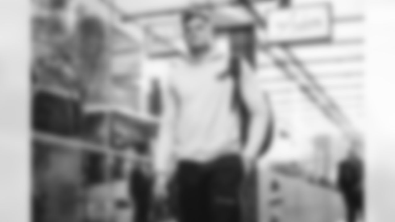 42 P Ethan Evans travels to Lumen Field for today's NFC Championship game against the Seahawks