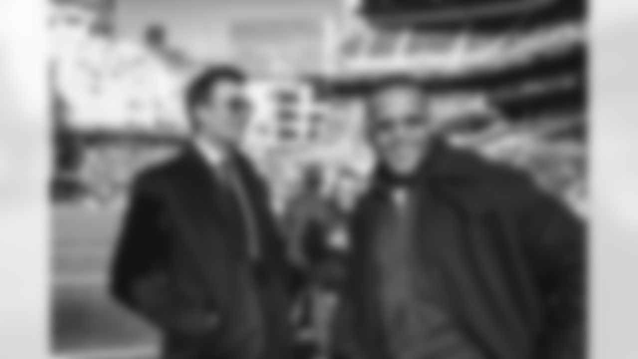 Tom Brady & Aaron Donald pregame ahead of the Rams vs. Seahawks NFC Championship game