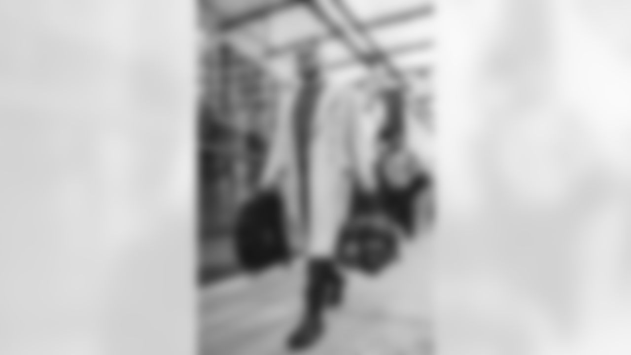 55 DE Braden Fiske travels to Lumen Field for today's NFC Championship game against the Seahawks