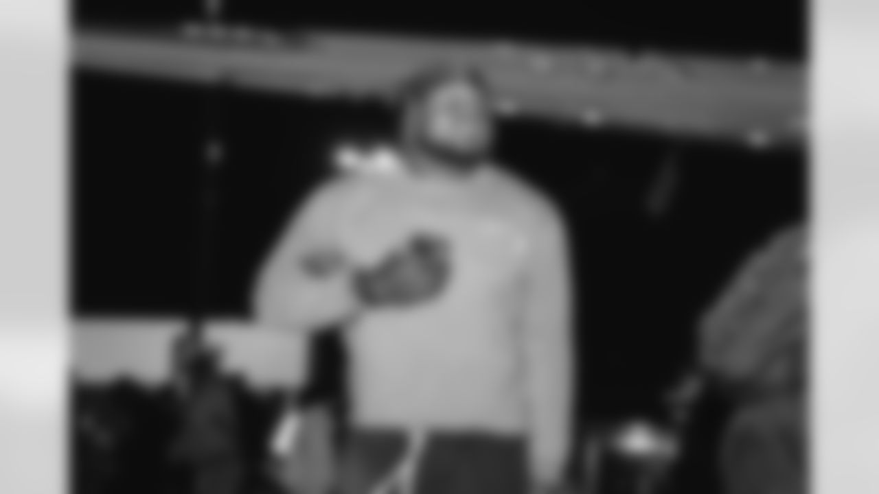 69 OL Kevin Dotson travels to London for tomorrow's Week 7 matchup against the Jaguars