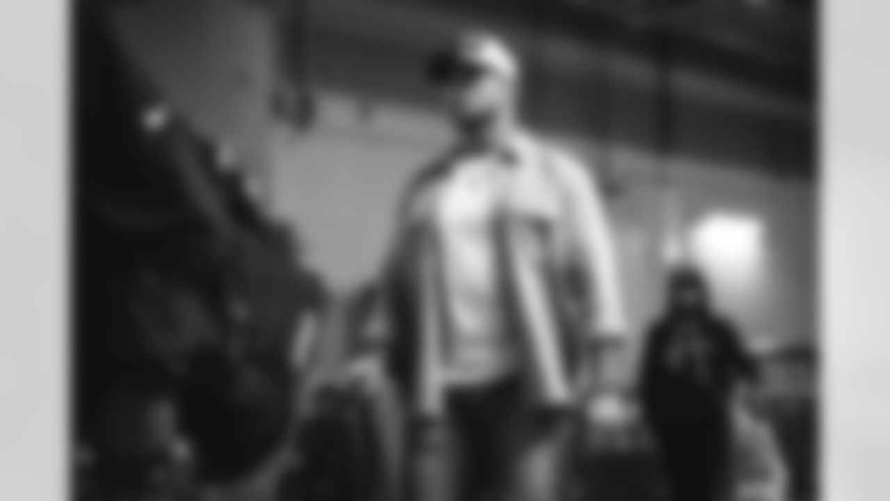 51 ILB Troy Reeder arrives at Mercedes-Benz Stadium for Monday Night Football vs. Falcons