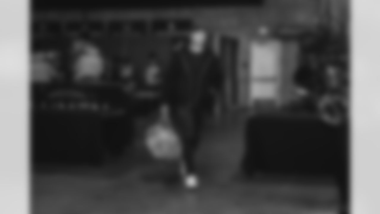 9 QB Matthew Stafford arrives at Lumen Field for Thursday Night Football vs. the Seahawks