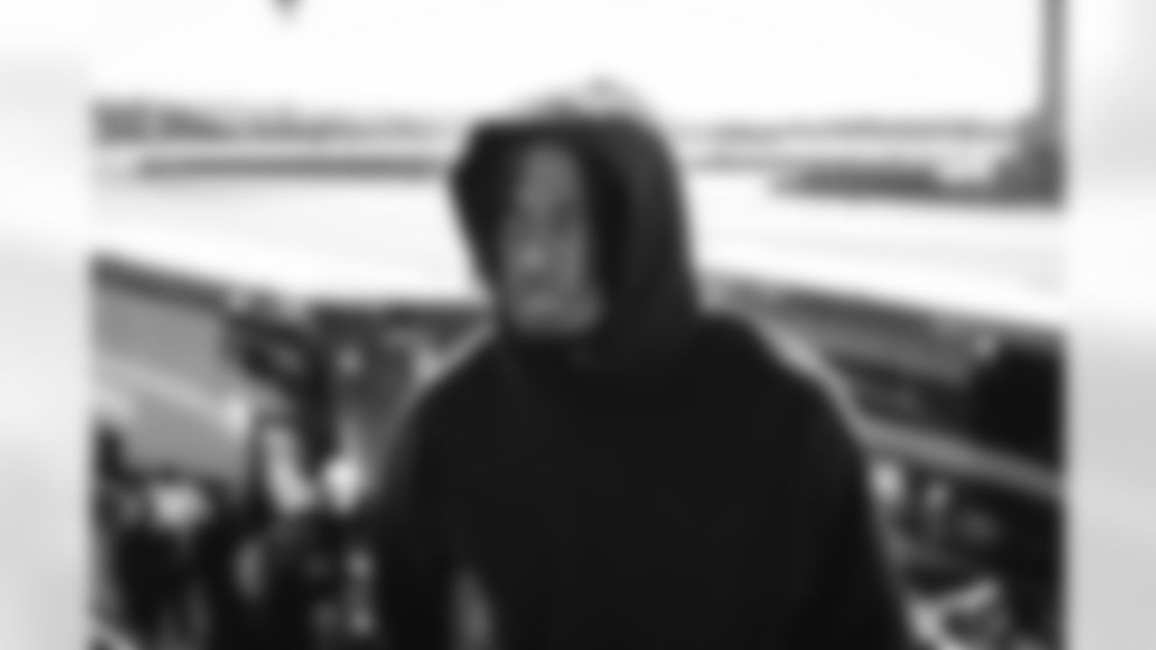 6 OLB Nick Hampton travels to Charlotte for Sunday's game against the Panthers